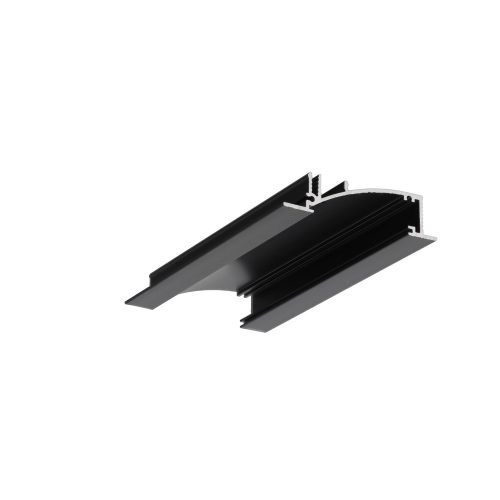 TOPMET LED profil FLAT8 H/UX 1000 mm eloxált fekete