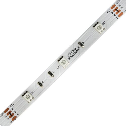 SMD 5050 30L/m 7,2W 120° IP20 DC 12V RGB - kiszerelés (5 méter)