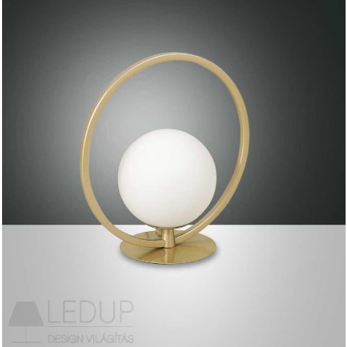 [OUTLET] SIRIO CIRCLE TABLE LAMP GOLD MATT