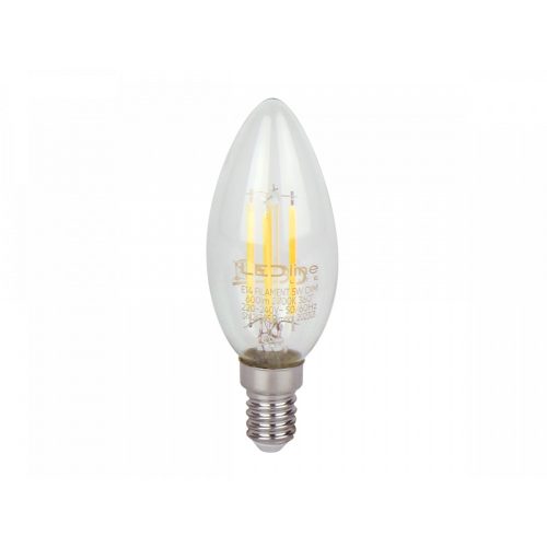 LEDline LITE LED bulb E14 5W 2700K 600lm 220-240V FILAMENT C35 CANDLE DIMMABLE