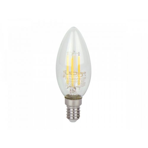 LEDline LITE LED bulb E14 5W 4000K 600lm 220-240V FILAMENT C35 CANDLE DIMMABLE