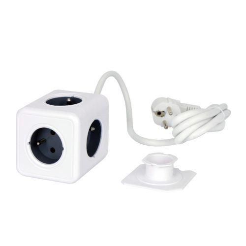 Adapter CUBE  5 socket 16A/3680W 1,5m AURA line