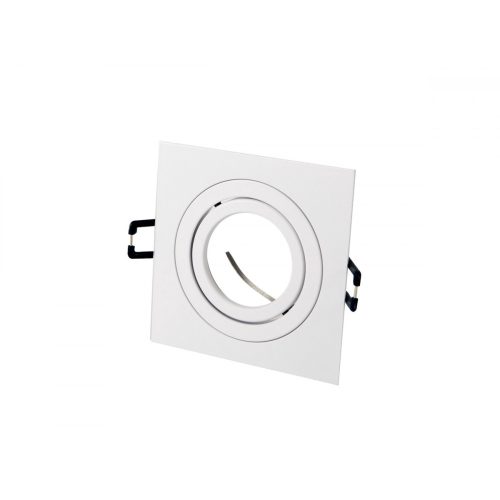 LEDline® downlight aluminium square adjustable SLIM white matt AKROS