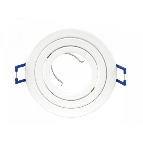 LEDline® downlight aluminium round adjustable SLIM white brushed OROSA