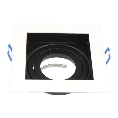 LEDline® downlight aluminium square adjustable black/white OLTIBO