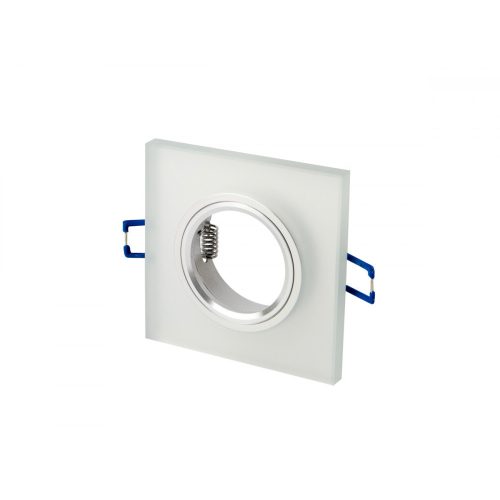 LEDline® downlight glass square white 90x26x10mm frosted GLIKKA