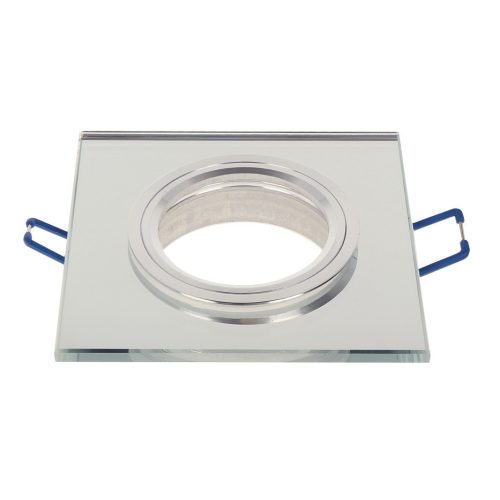 LEDline® downlight glass square silver 90x15x5mm SLIM SMIRO