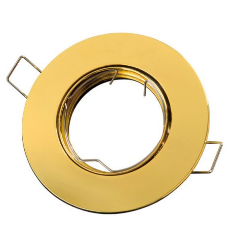 LEDline® downlight round adjustable die cast aluminium gold