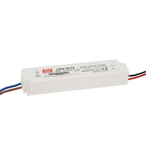 MW LPH-18-12 IP67 140x30x20 mm 12V DC