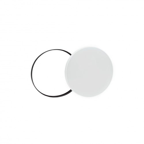 NYMPHEA BLACK & WHITE RINGS 18W CW 230V 115st IP54 IK04 FI250x52 WHITE / BLACK ROUND WITH SENSOR