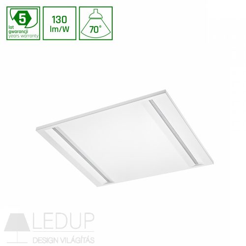 ALGINE LINE PANEL 44W NW 230V 70st IP20 IK06 600x600x40mm WHITE UGR<16 5 years of warranty WITH SENSOR