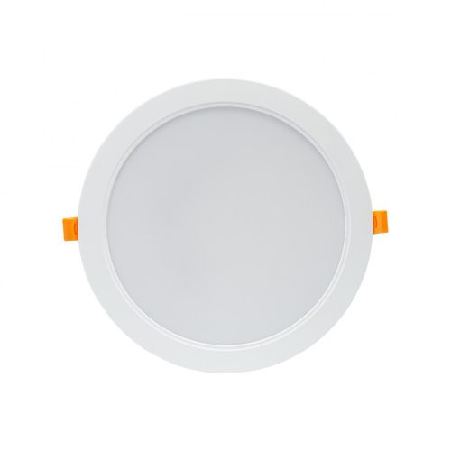 DURE 3 DOWNLIGHT 24W CW 230V 110DEG IP54 IK06 220X34 WHITE ROUND INTEGRATED DRIVE