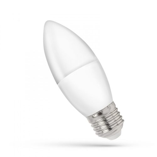 LED gyertya C37 E-27 230V 1W WW SPECTRUM