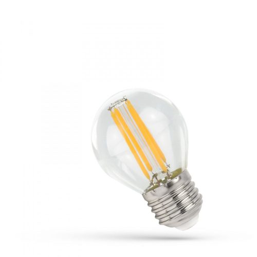 LED BALL E-27 230V 6W COG 1800K CLEAR SPECTRUM